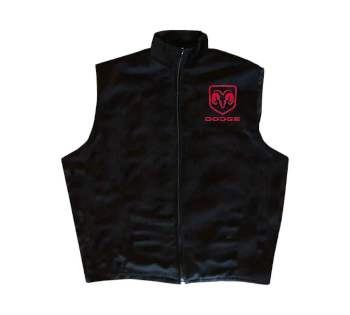 Brex Dodge Black Vintage Racing Vest Muscle Car Style - racing jacket, view 1 | Brex International