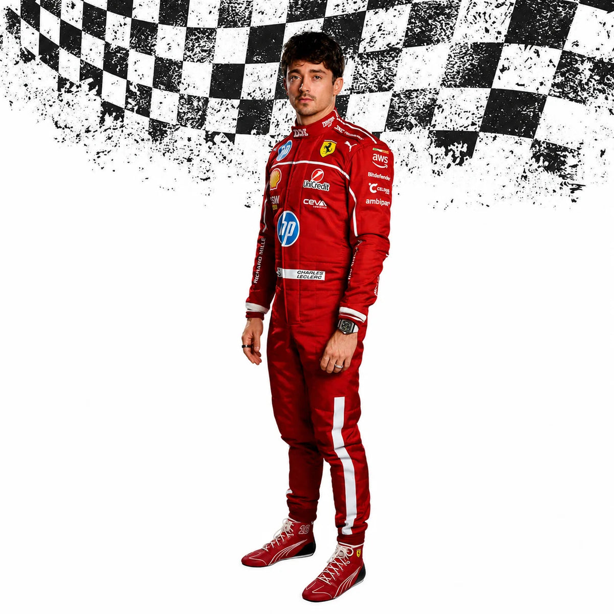 2025 Charles Leclerc F1 Ferrari Race suit