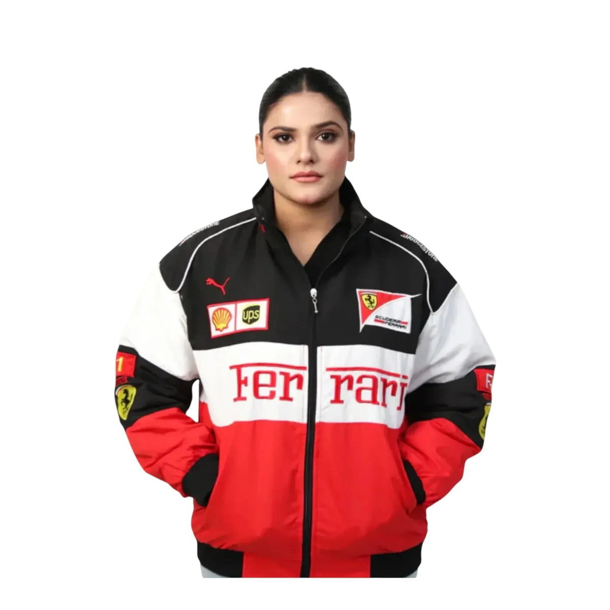 Brex Ferrari F1 Scuderia Vintage Racing Jacket Heritage - racing jacket, view 5 | Brex International