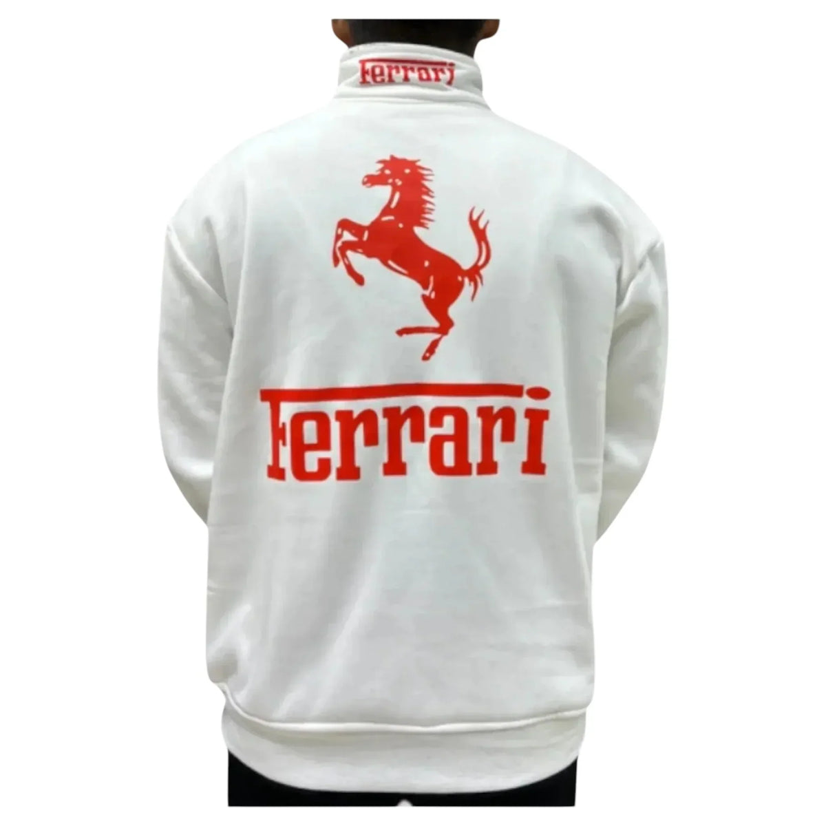 Brex Ferrari F1 Scuderia Vintage Racing Jackets White - racing jacket, view 3 | Brex International