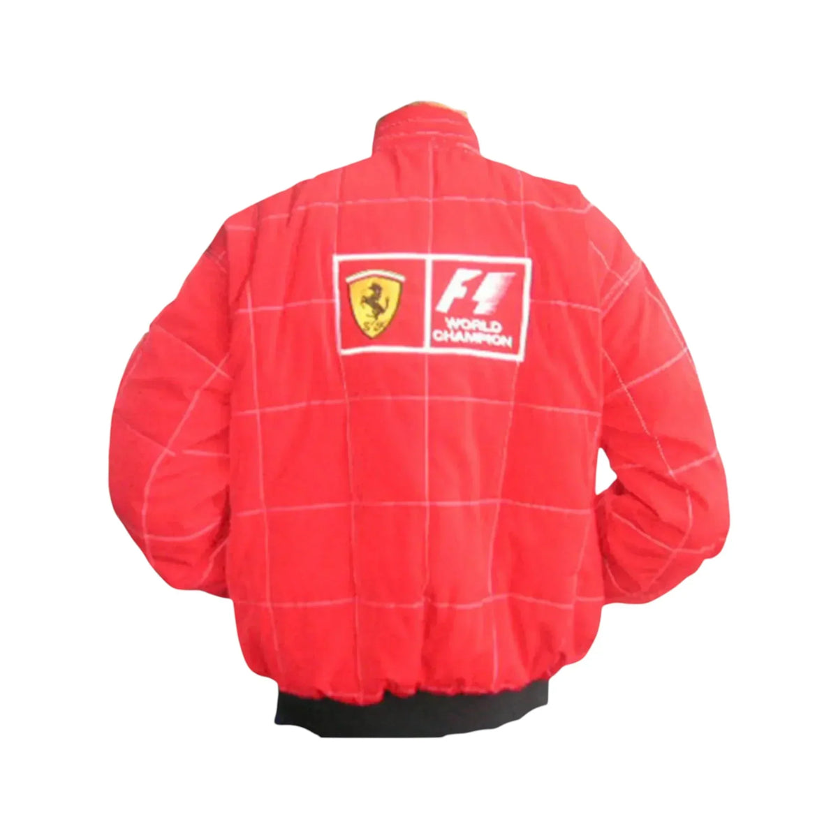 Brex Ferrari F1 Quilted Vintage Racing Jacket Red Black - racing jacket, view 2 | Brex International