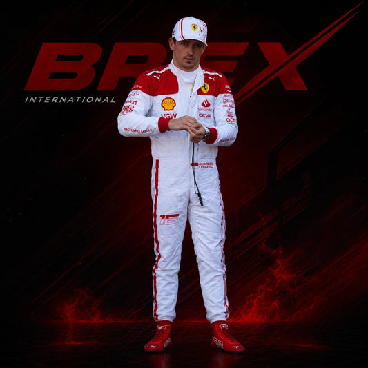 2023 Charles Leclerc Monaco GP Ferrari F1 Replica Race Suit