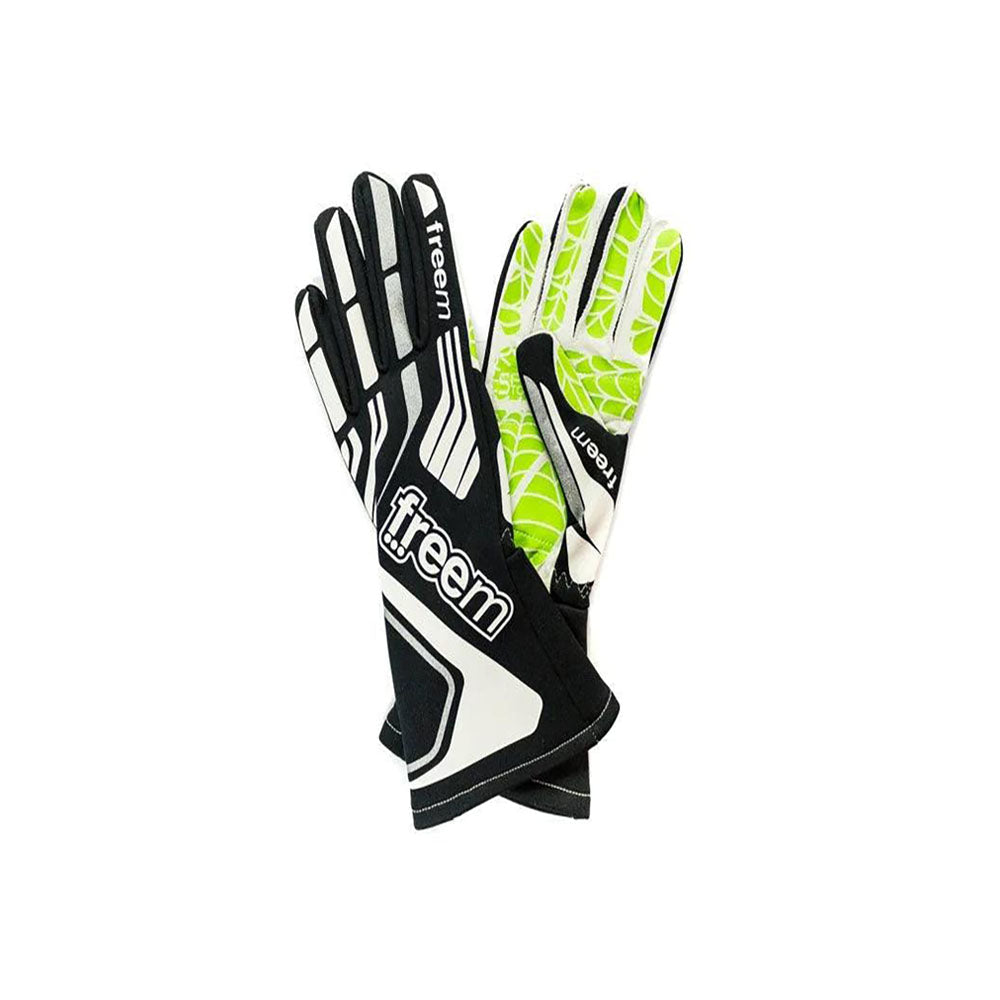 Freem Spider Touch 2 Black Racing Gloves | Brex International