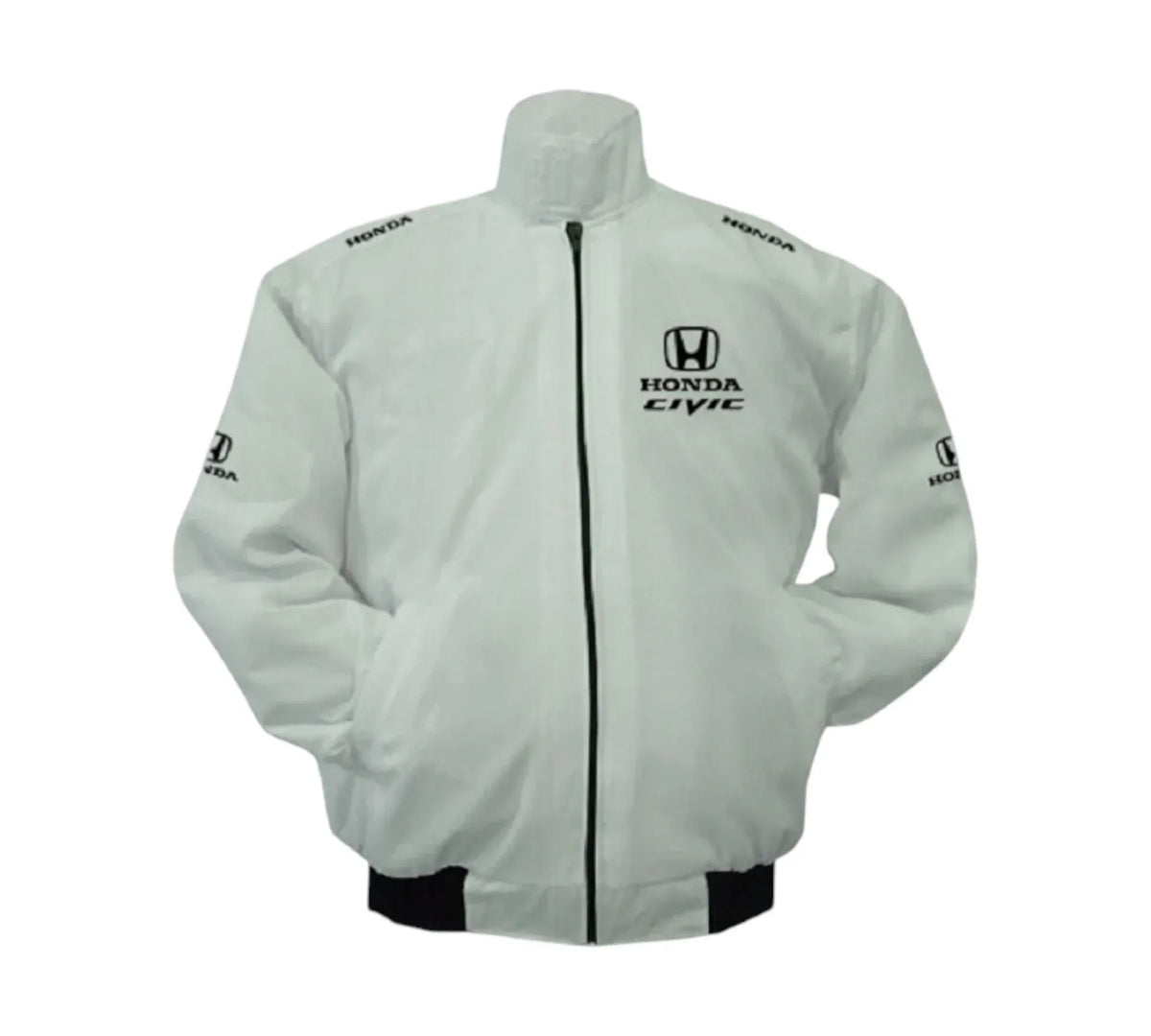 Brex Honda Civic Racing Jacket White Vintage - racing jacket, view 2 | Brex International