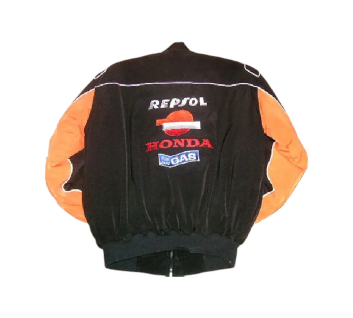 Brex Honda Repsol Snap-On Moto Racing Jacket – Black & Orange - racing jacket, view 2 | Brex International