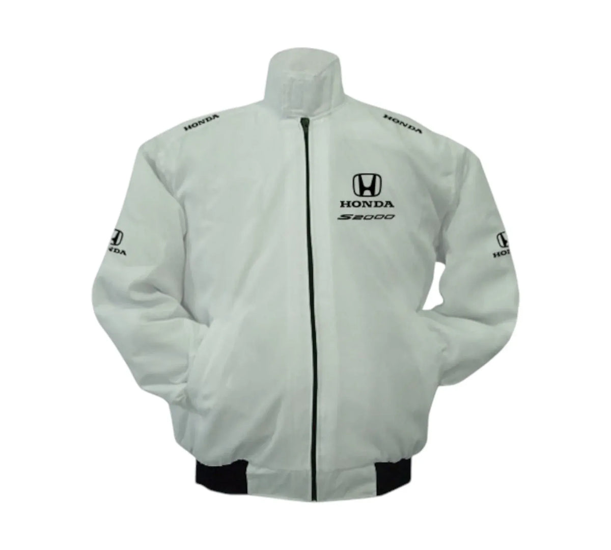 Brex Honda S2000 Retro Racing Jacket – Vintage White - racing jacket, view 1 | Brex International