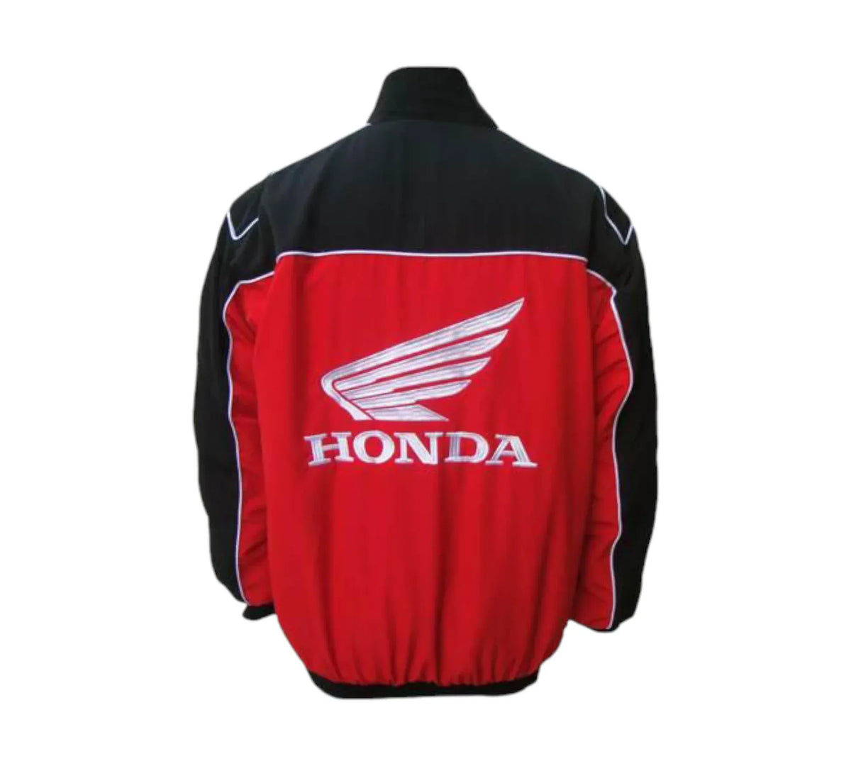 Brex Honda Vintage Racing Jacket – Black & Red Motorsport Edition - racing jacket, view 2 | Brex International