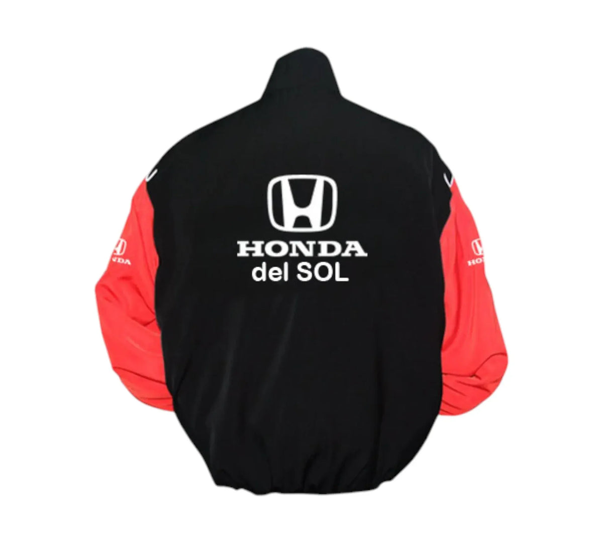 Brex Honda del Sol Racing Vintage Jacket – Black & Red Performance Edition - racing jacket, view 2 | Brex International