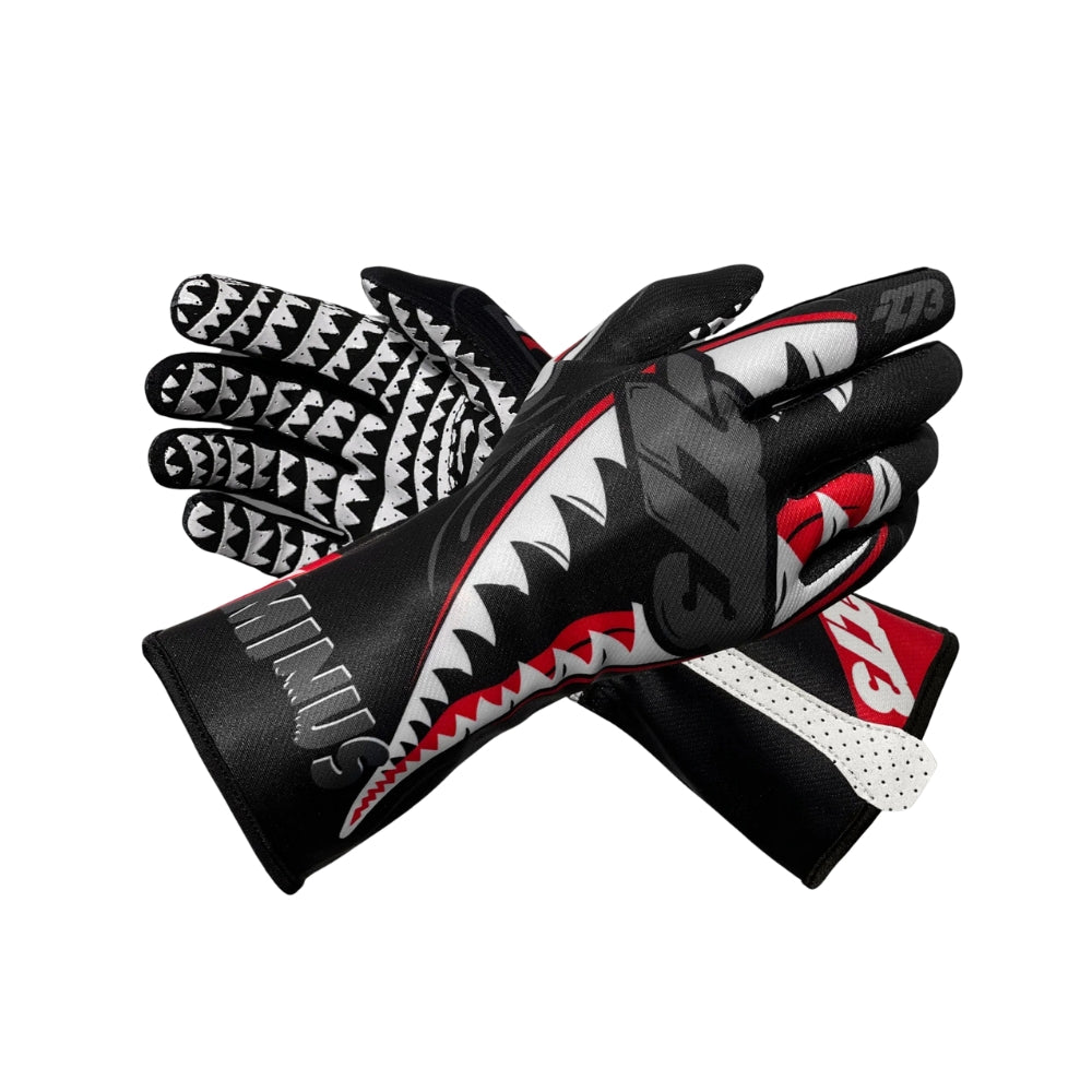 JAWS Black White Red Gray Gloves | Brex International