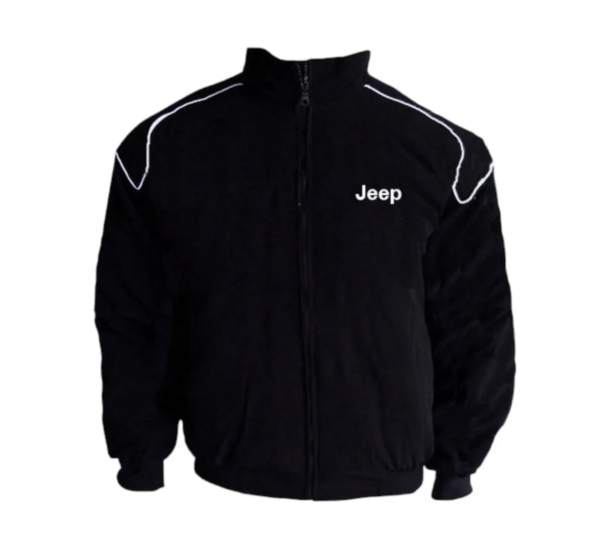 Brex Jeep Racing Jacket Black with Piping - racing jacket, view 1 | Brex International