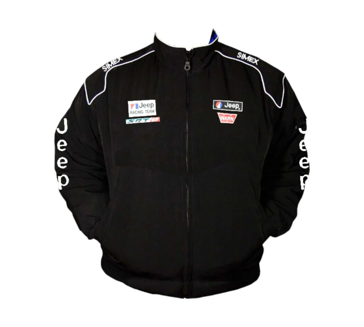 Brex Jeep SRT8 Racing Jacket Black Vintage Style 2 - racing jacket, view 1 | Brex International