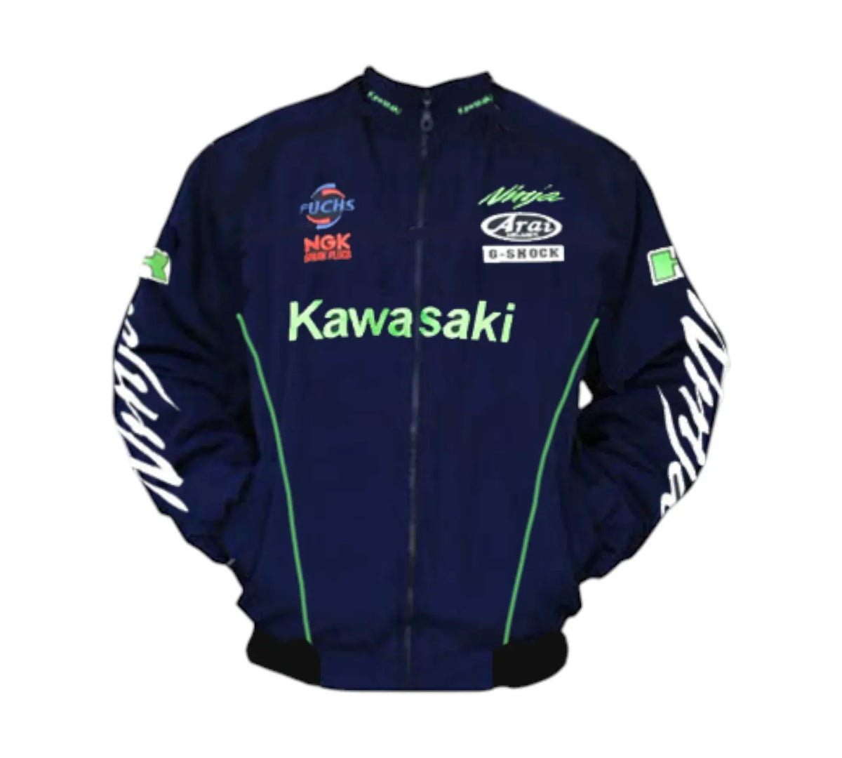 Brex Kawasaki Ninja Racing Jacket Dark Blue - racing jacket, view 1 | Brex International