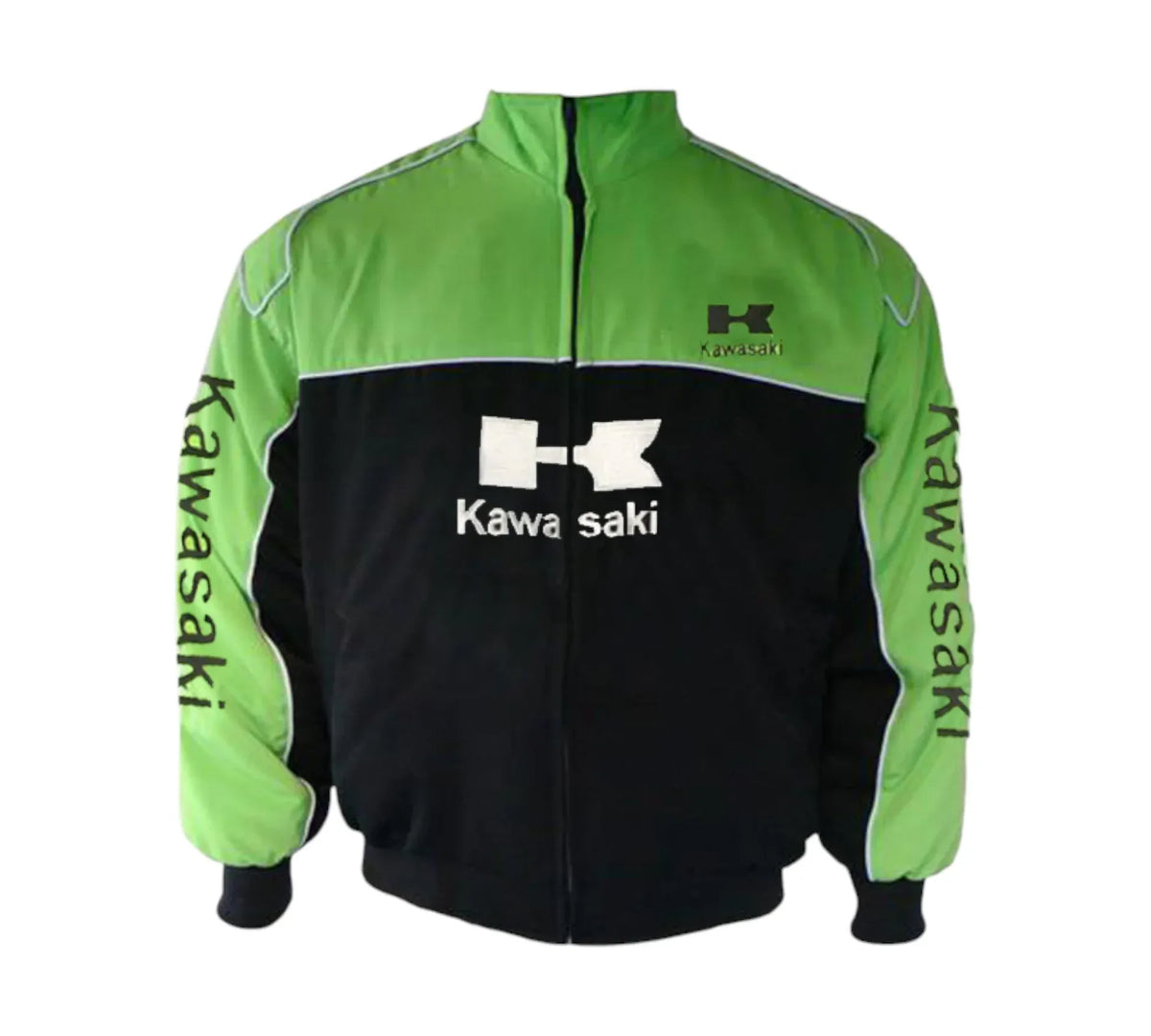 Brex Kawasaki Racing Jacket Light Green Black - racing jacket, view 1 | Brex International