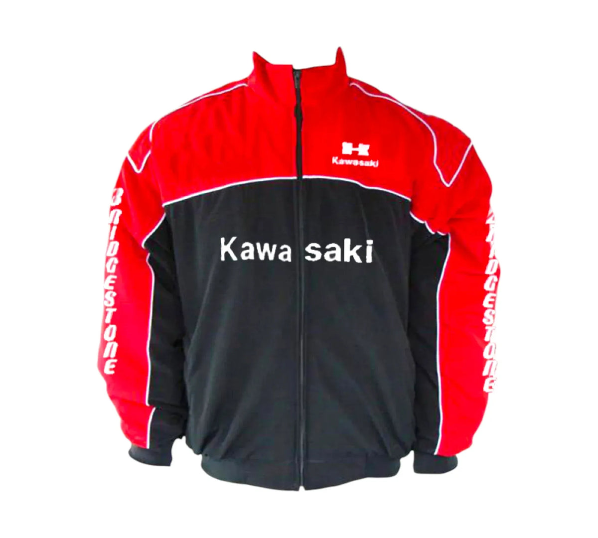 Brex Kawasaki Racing Jacket Red Black - racing jacket, view 1 | Brex International