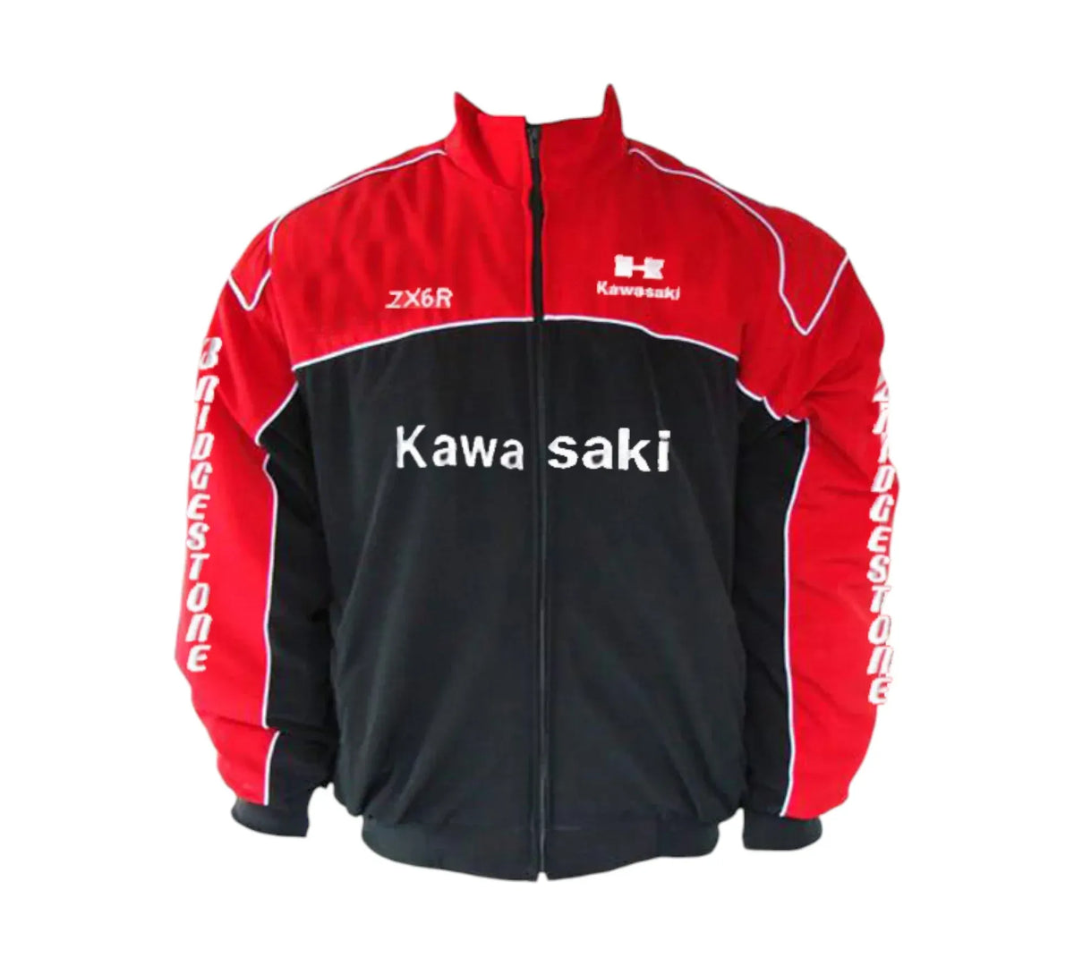 Brex Kawasaki ZX6R Racing Jacket Red Black - racing jacket, view 1 | Brex International
