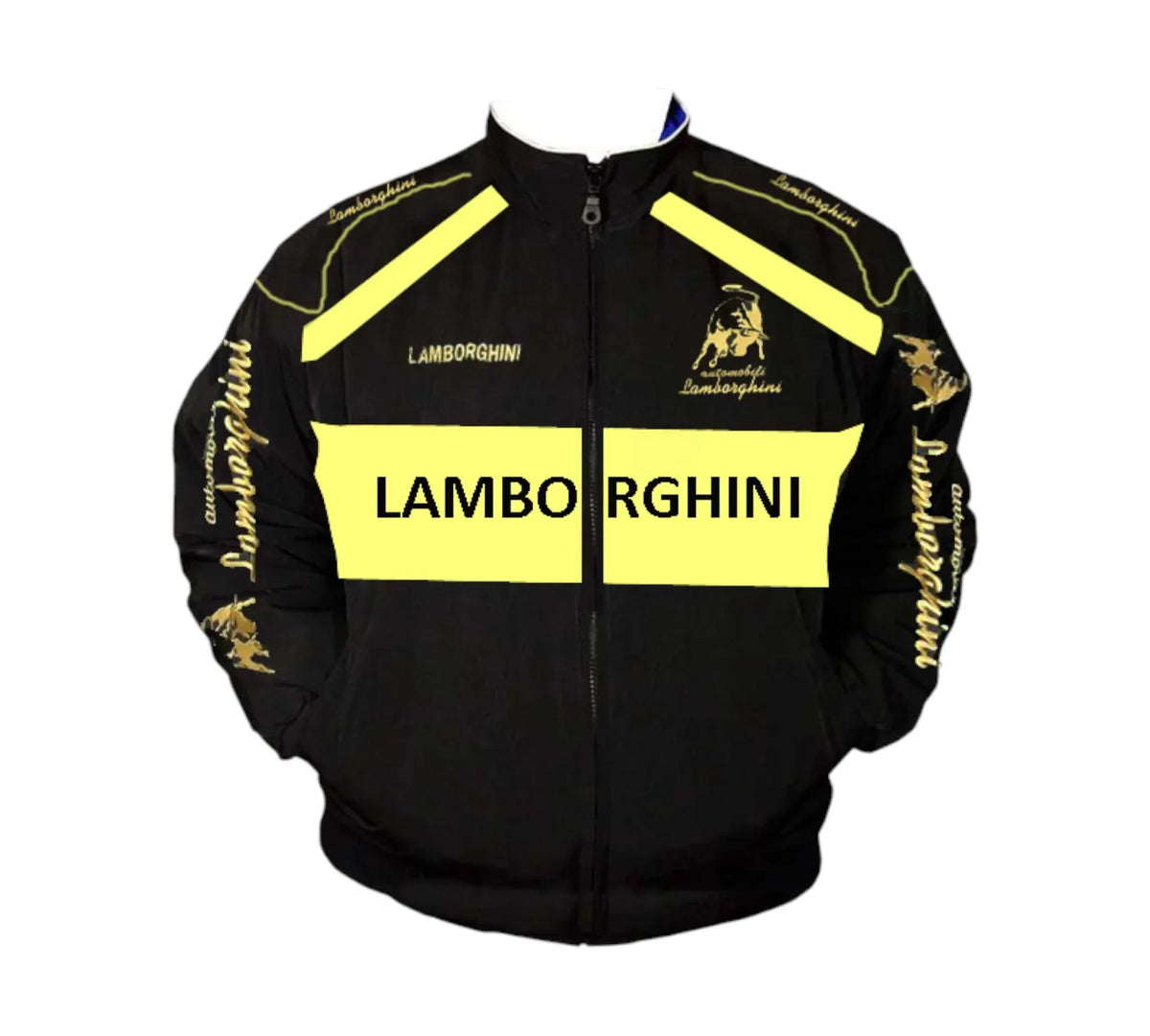 Brex Lamborghini Racing Jacket Black Yellow - racing jacket, view 1 | Brex International
