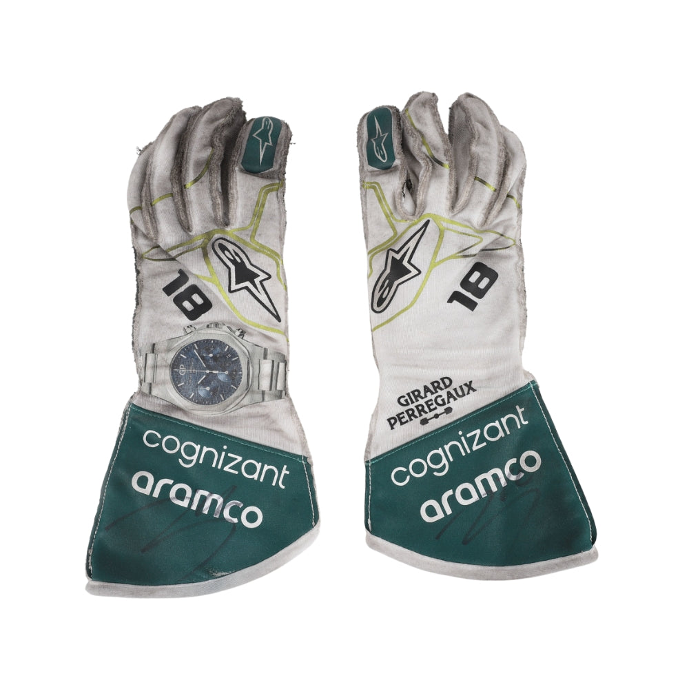 Lance Stroll 2022 Dutch GP F1 Racing Gloves | Brex International