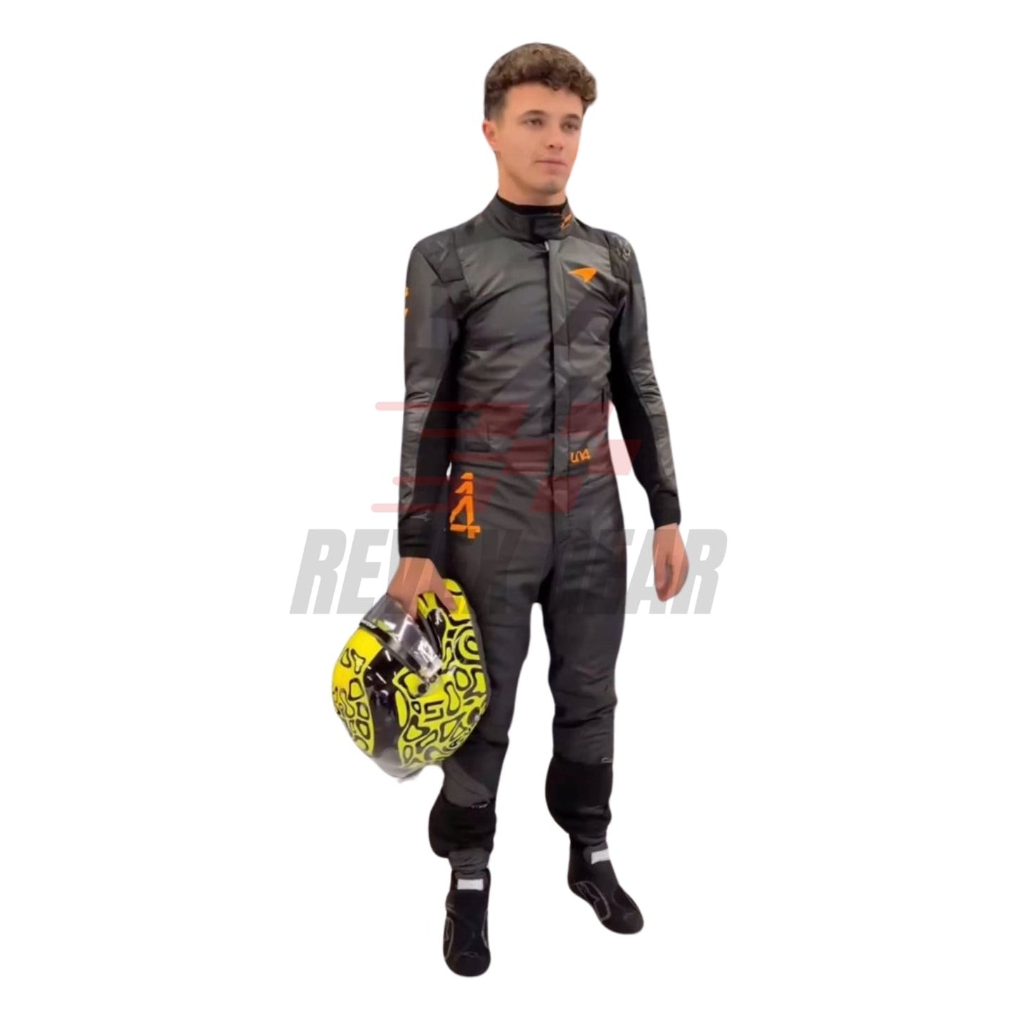 Lando Norris 2025 Livery Reveal F1 Racing Suit | Brex International