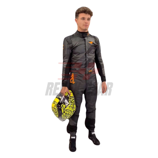 Lando Norris 2025 Livery Reveal F1 Racing Suit | Brex International