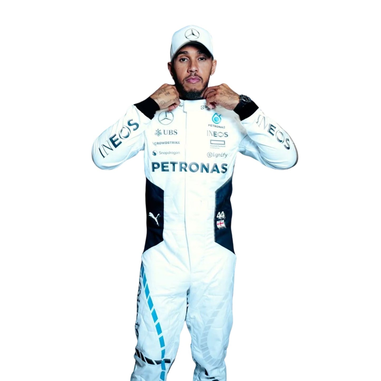 Lewis Hamilton 2024 Qatar GP F1 Racing Suit | Brex International