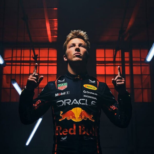 Premium Liam Lawson F1 suit replica inspired by the 2025 Formula One season