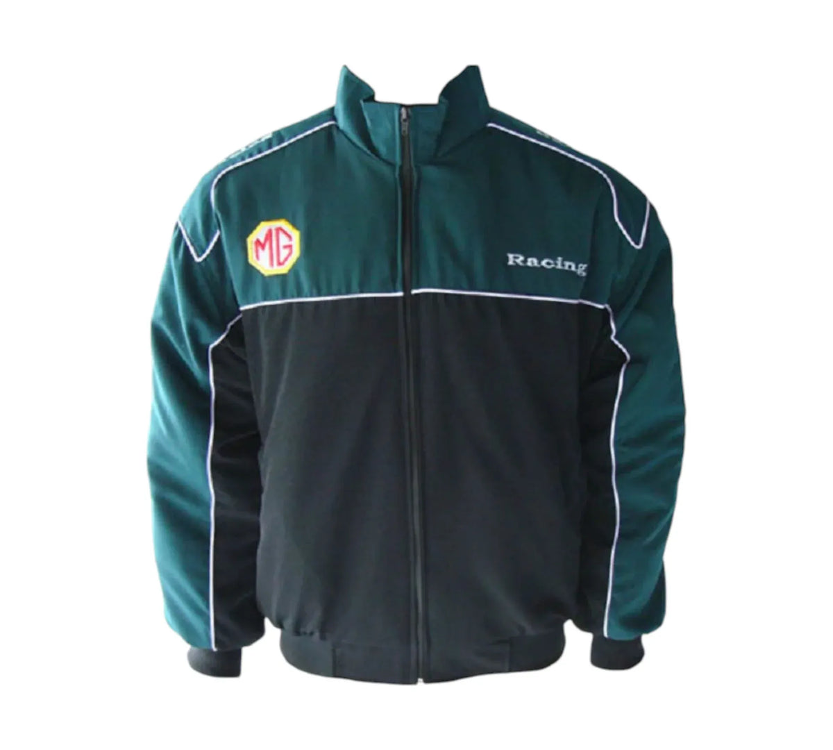 Brex MG Vintage Racing Jacket Black Green Premium - racing jacket, view 1 | Brex International