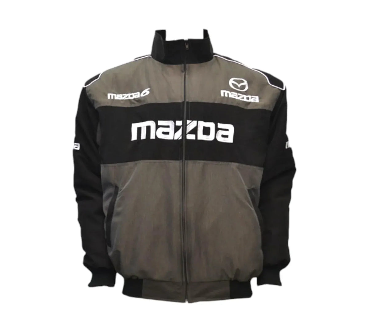 Brex Mazda 6 Racing Vintage Jacket Black Dark Gray - racing jacket, view 1 | Brex International