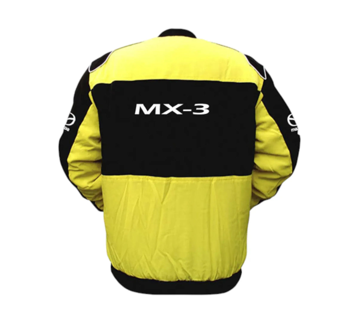 Brex Mazda MX-3 Precidia Yellow Black Vintage Racing Jacket - racing jacket, view 2 | Brex International
