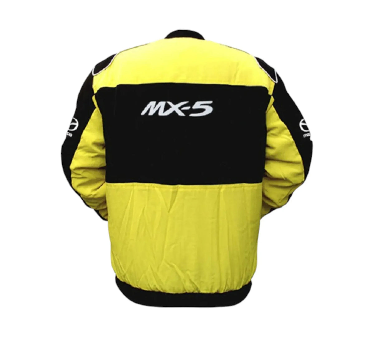 Brex Mazda MX-5 Miata Yellow Black Vintage Racing Performance Jacket - racing jacket, view 2 | Brex International