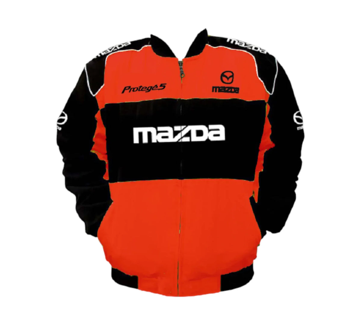 Brex Mazda Protege5 Red Black Vintage Racing Performance Jacket - racing jacket, view 1 | Brex International