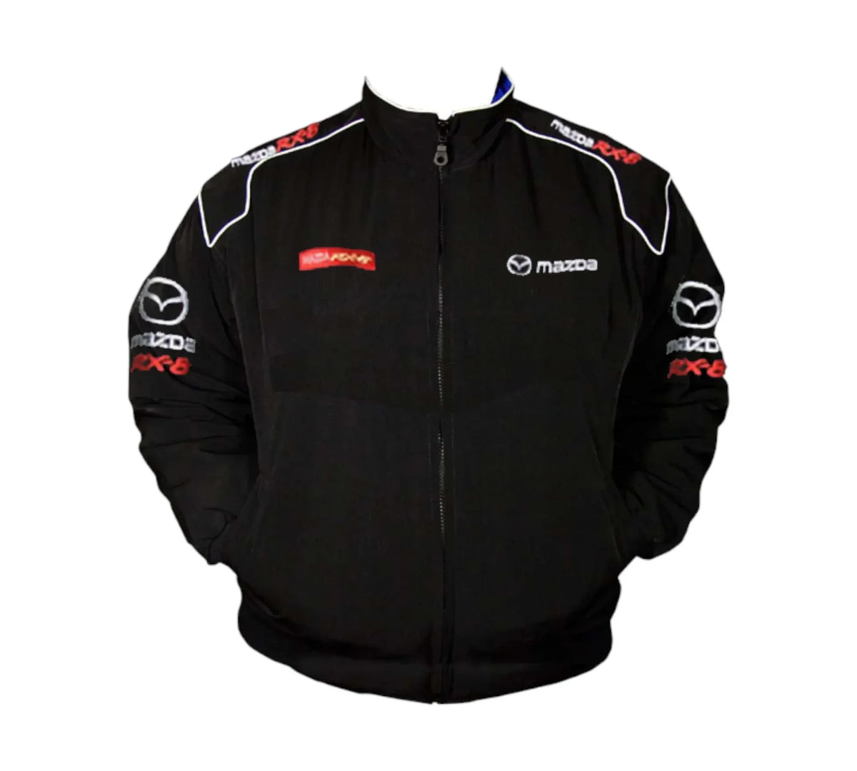 Brex Mazda RX-8 Black Stealth Vintage Racing Performance Jacket - racing jacket, view 1 | Brex International