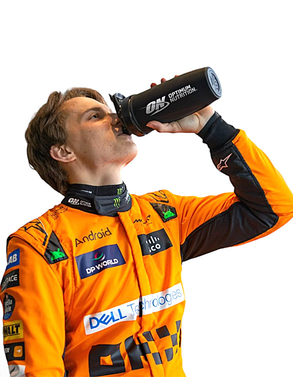 McLaren F1 Team racing suit featuring authentic motorsport-inspired styling.