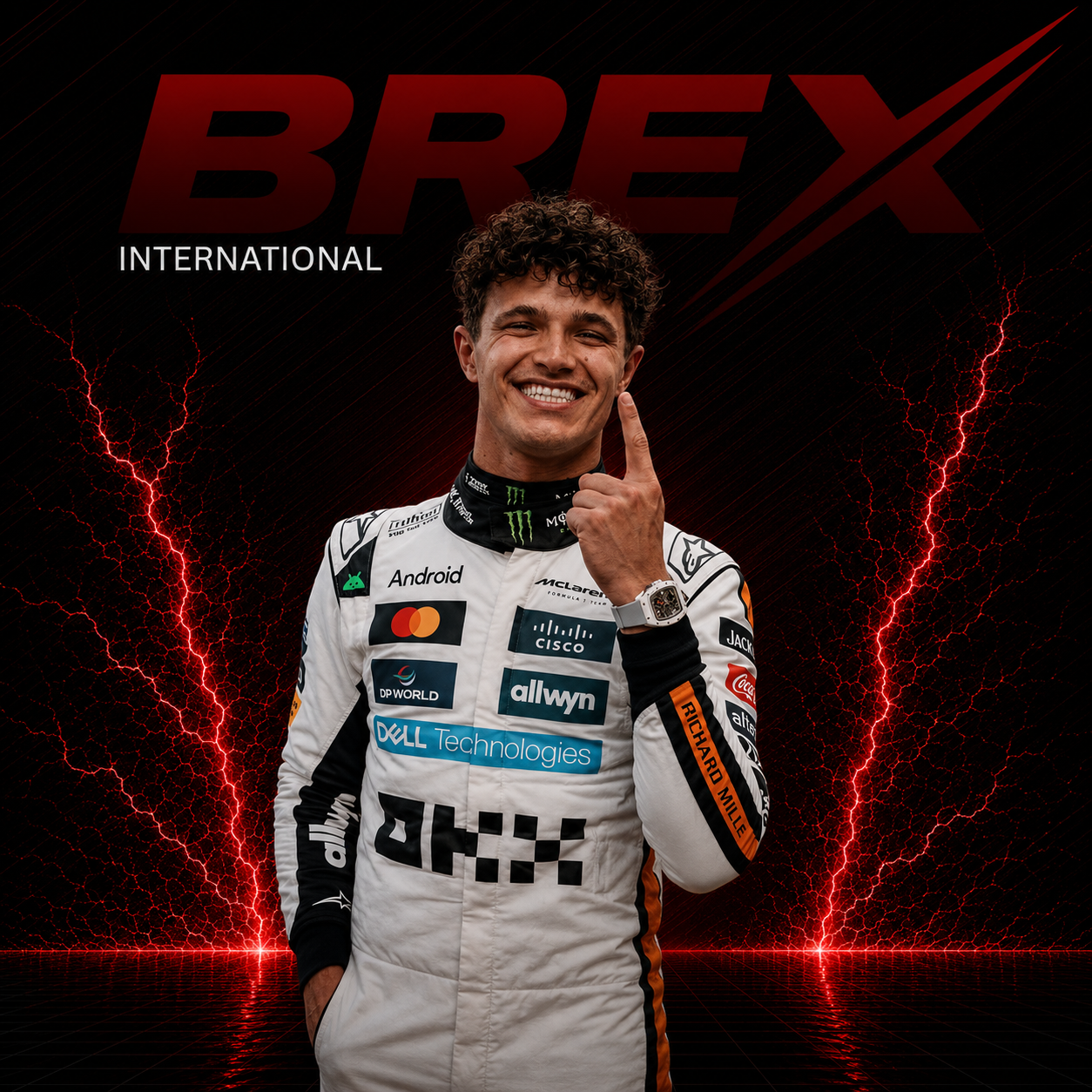 McLaren Lando Norris 2025 Monaco GP F1 suit inspired by the legendary Monaco Grand Prix.