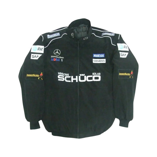 Brex Mercedes Mobil 1 Vintage Racing Jacket Black Motorsport - racing jacket, view 1 | Brex International