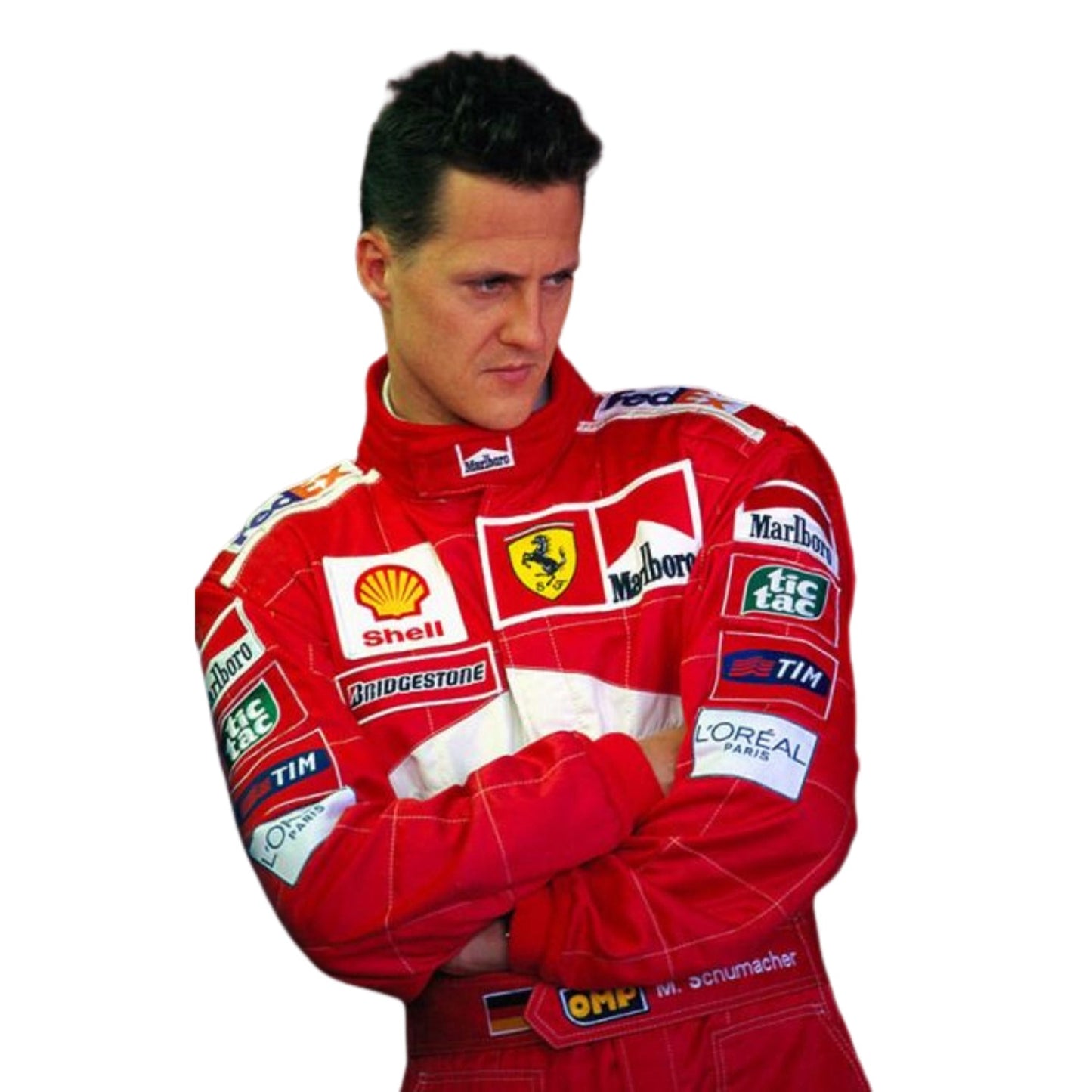 Michael Schumacher 2001 Belgian GP F1 Racing Suit | Brex International