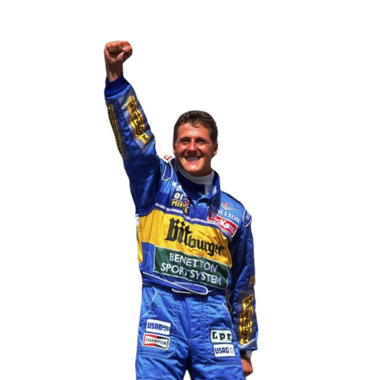 1995 Michael Schumacher BitBurger F1 Racing Suit | Brex International