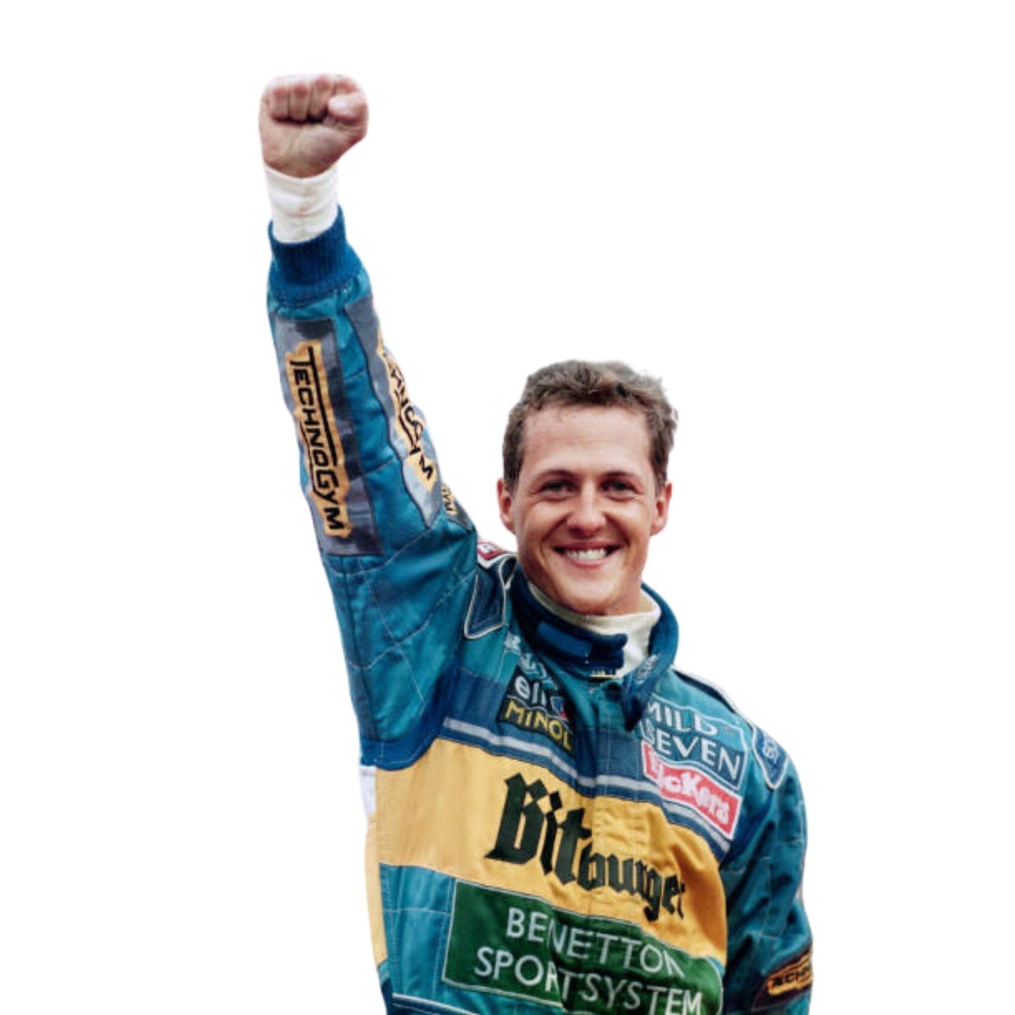 1995 Michael Schumacher BitBurger F1 Racing Suit | Brex International