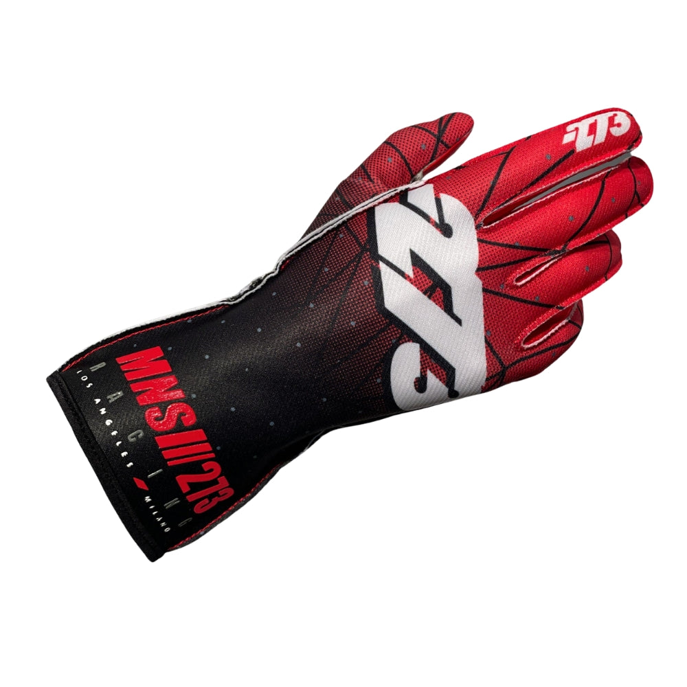 Minus 273 POLY 3 Black/Red/White Racing Gloves | Brex International