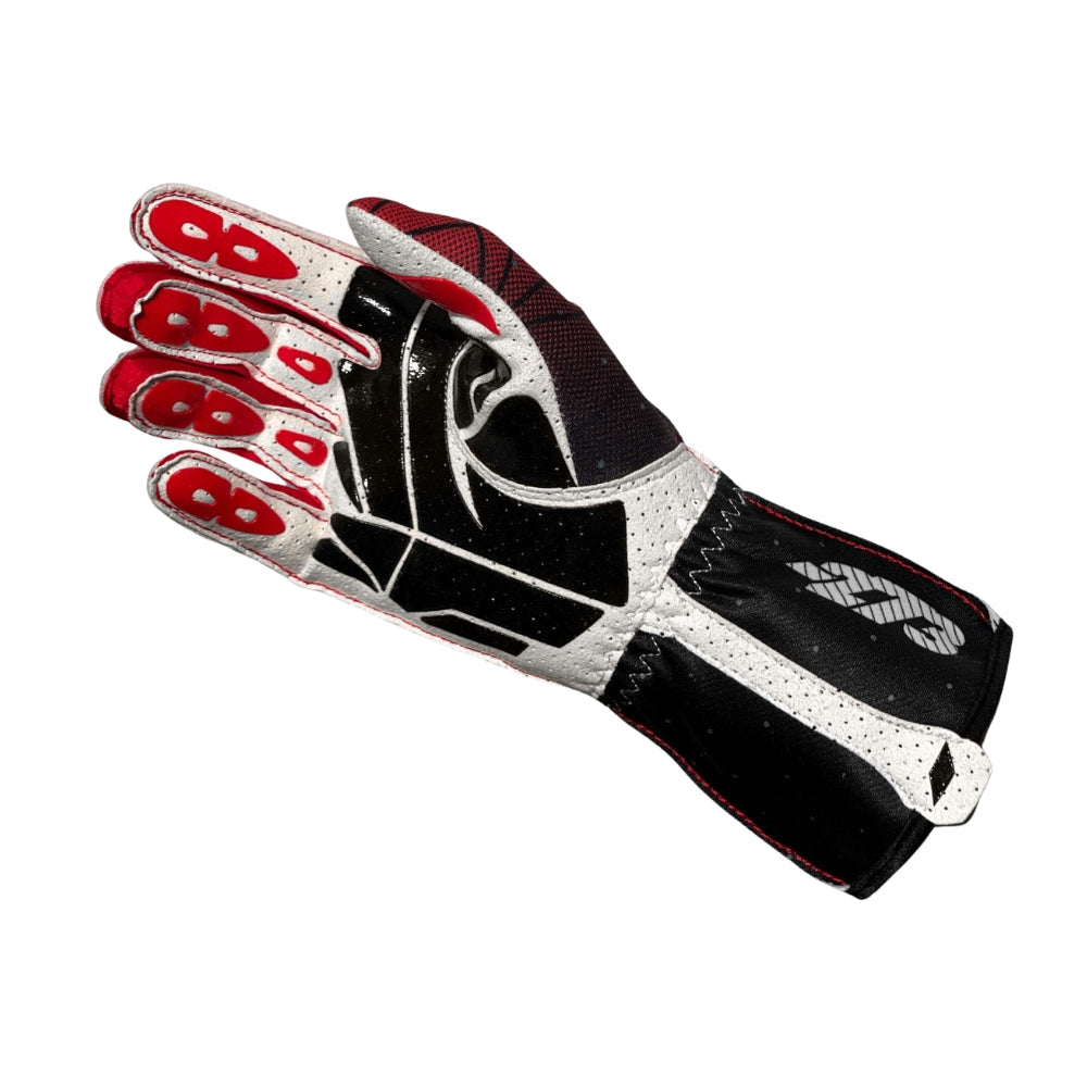 Minus 273 POLY 3 Black/Red/White Racing Gloves | Brex International