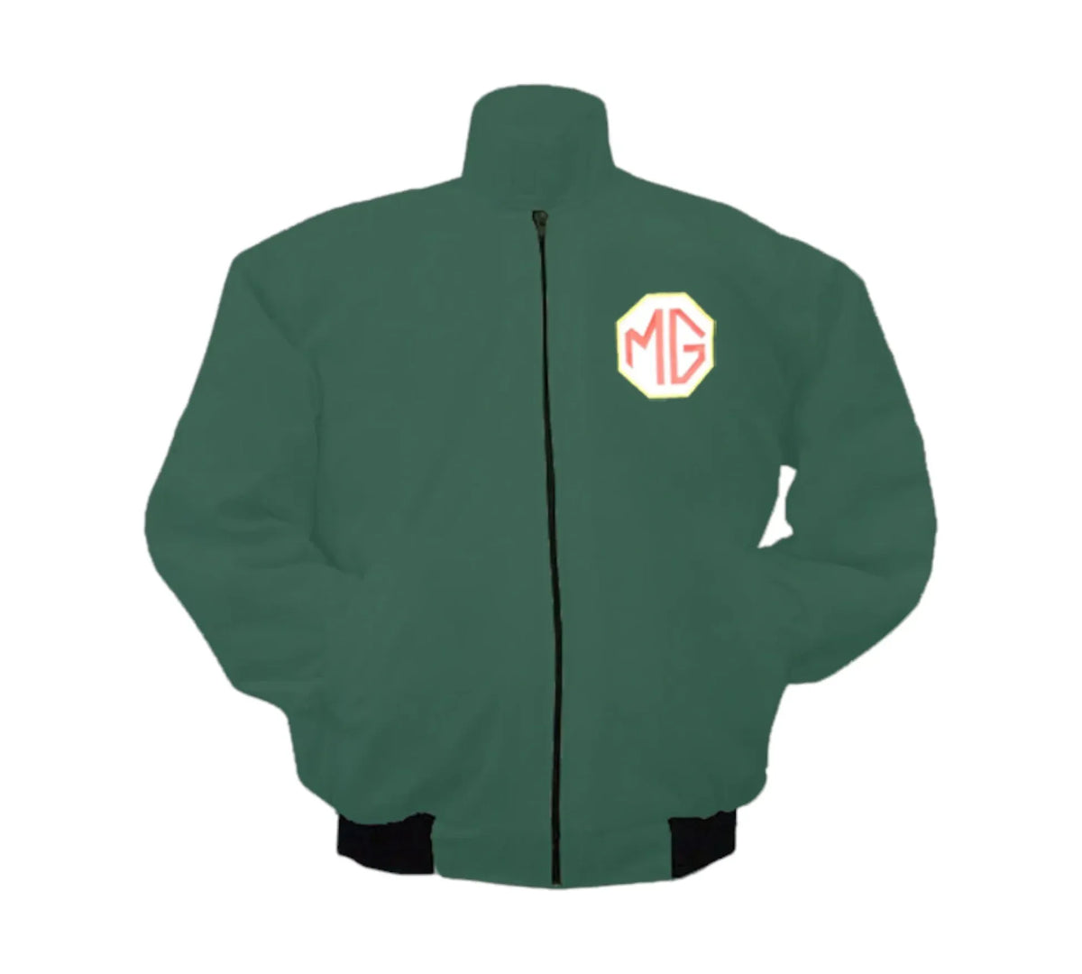 Brex New MG Racing Vintage Jacket Dark Green Premium - racing jacket, view 1 | Brex International