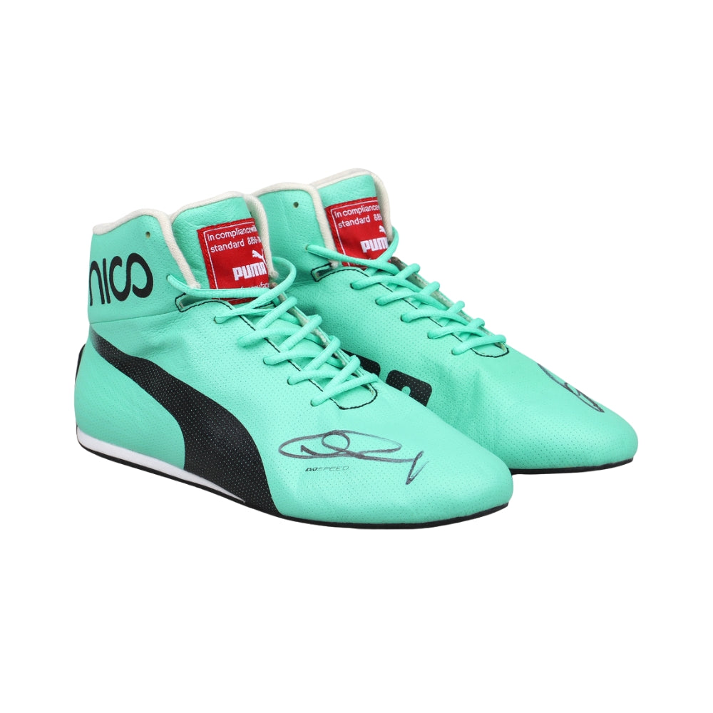 Nico Rosberg Signed 2017 Racing Shoes | Brex International