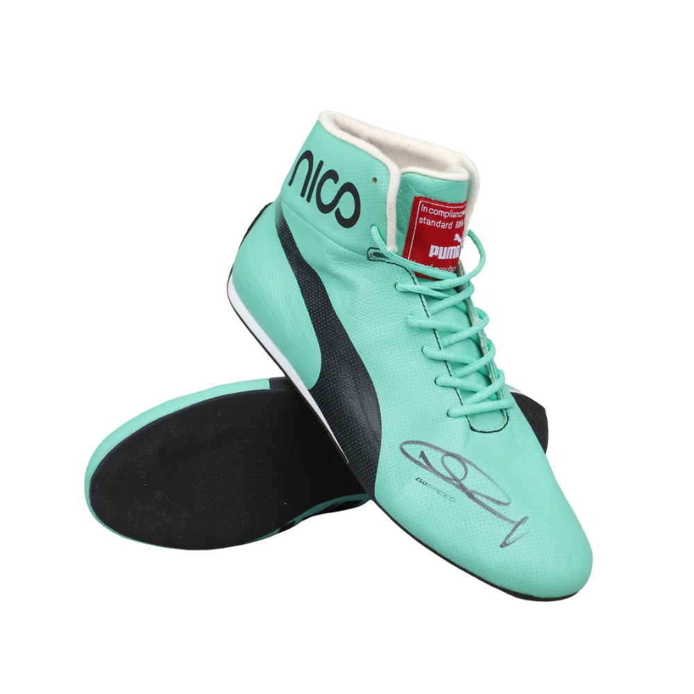 Nico Rosberg Signed 2017 Racing Shoes | Brex International