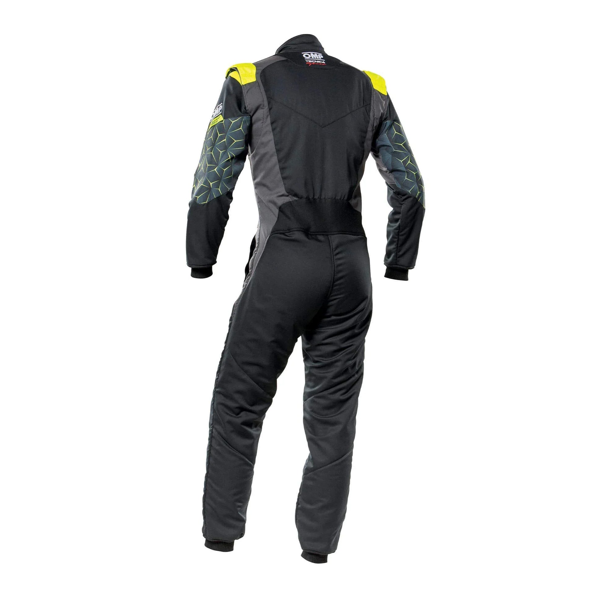 OMP Tecnica Evo Black / Yellow Race Suit | Brex International