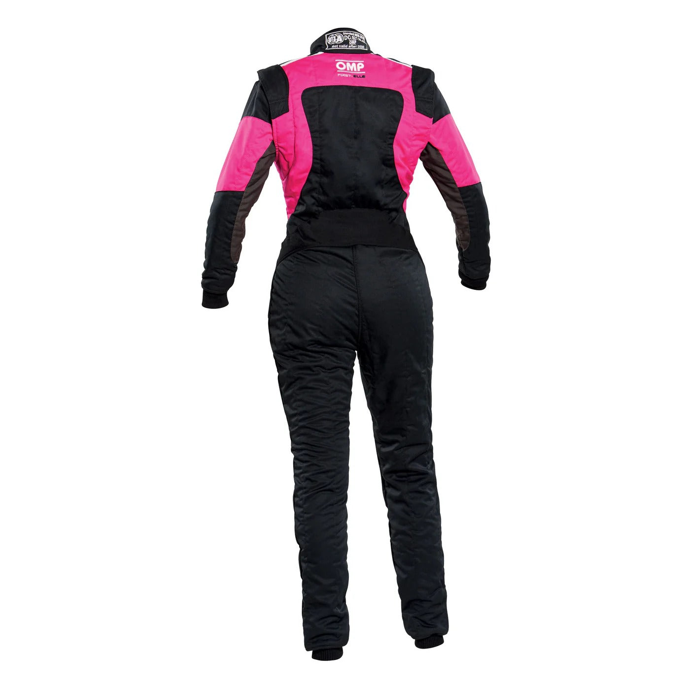OMP FIRST ELLE Women's Black / Pink Kart Racing Suit | Brex International