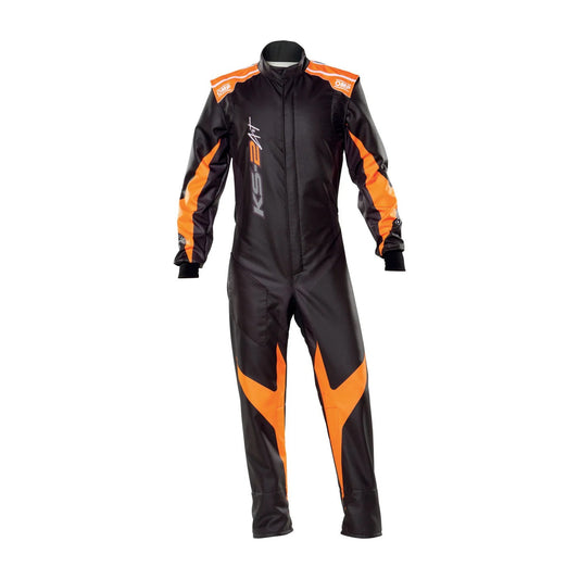 OMP KS-2 ART Black and Orange Karting Race Suit | Brex International