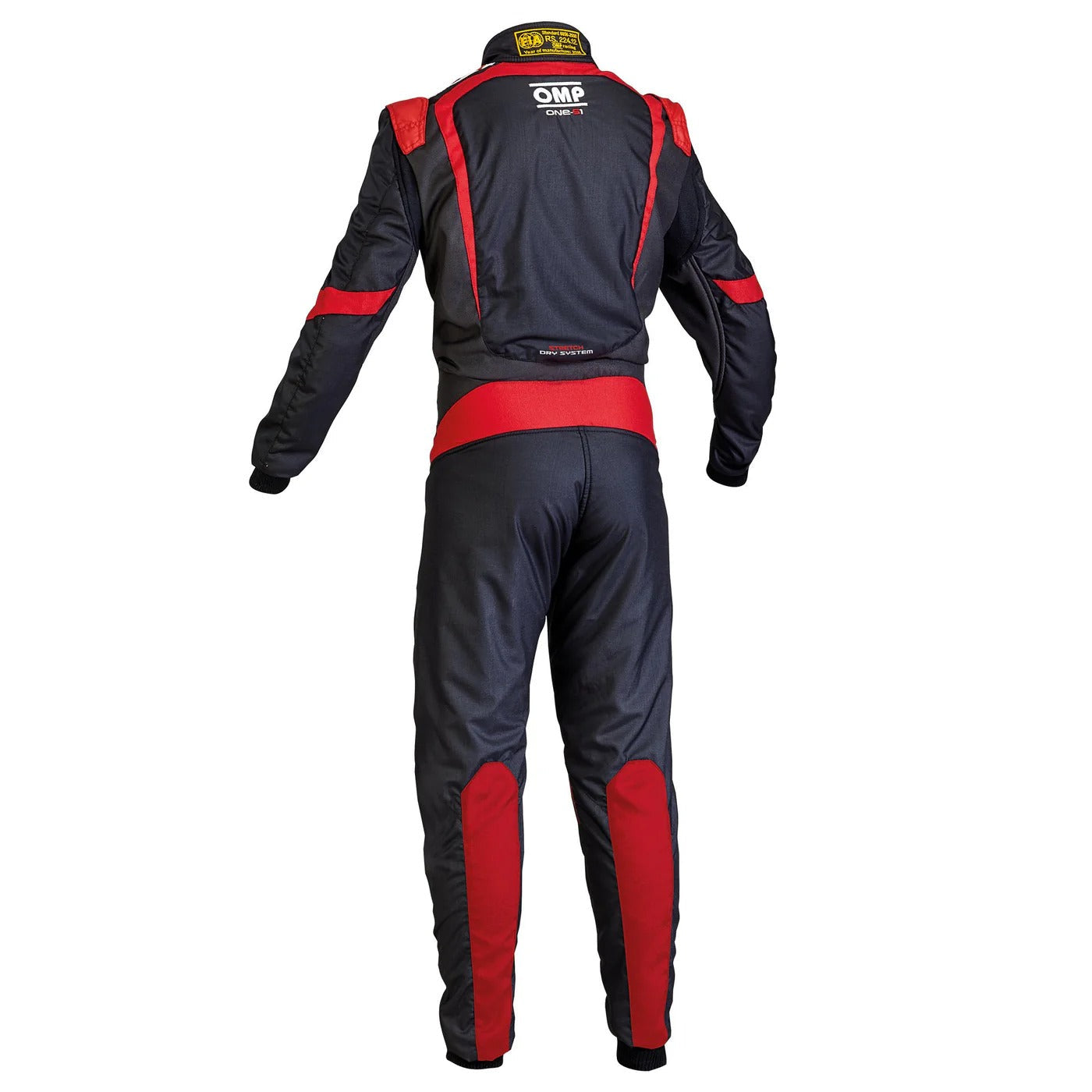 OMP ONE-S1 Black/Red Kart Racing Suit | Brex International