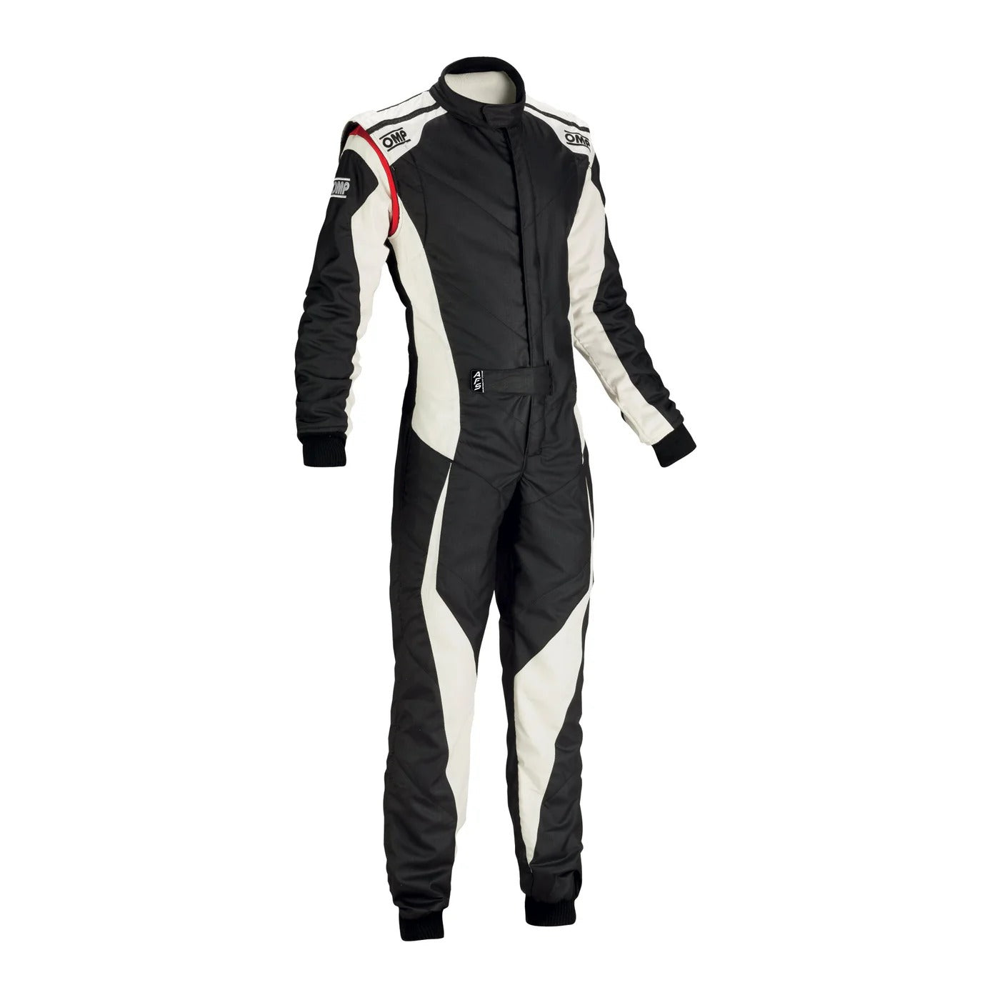 OMP TECNICA EVO Kart Racing Suit - Black / White | Brex International