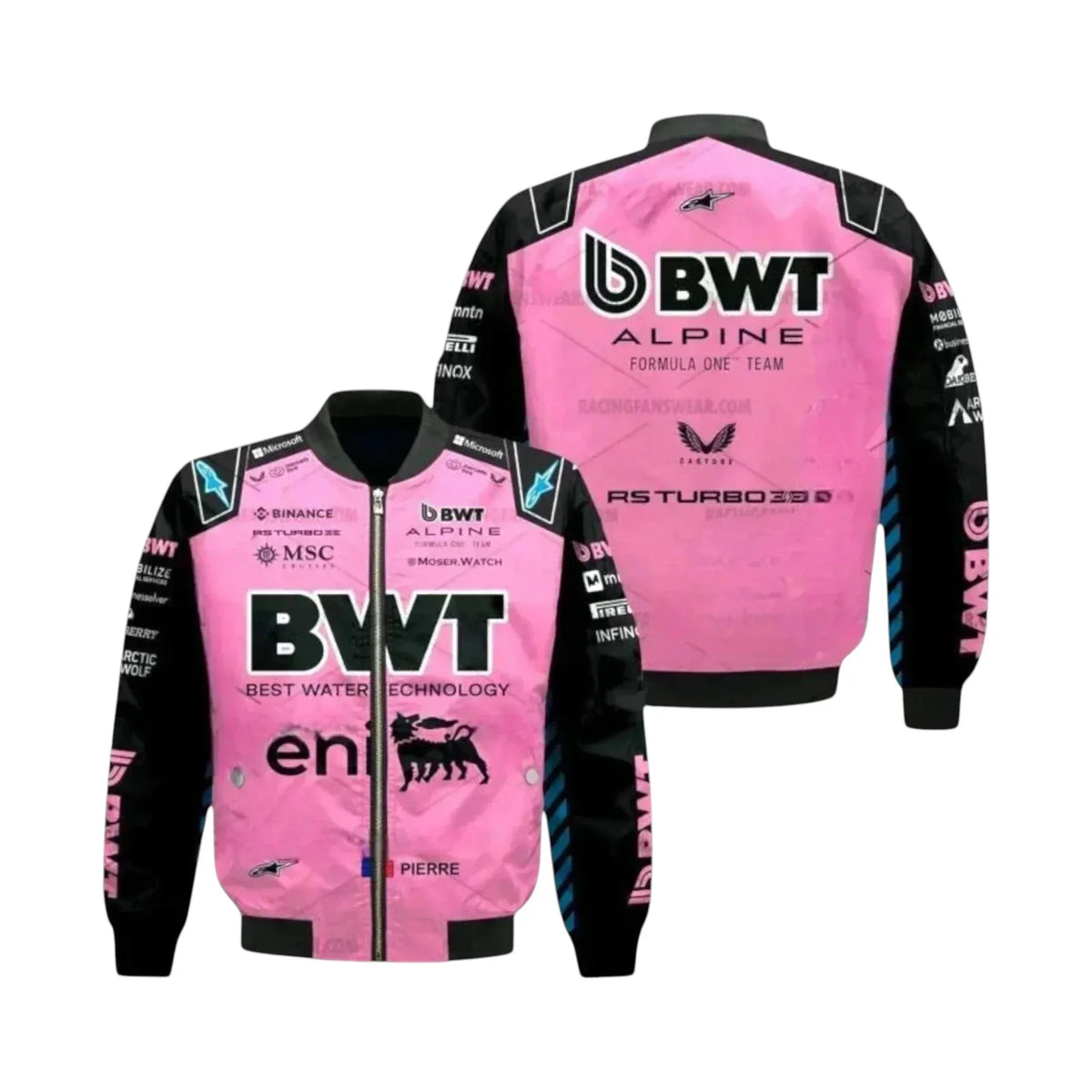 Brex Pierre Gasly 2025 BWT Alpine F1 Racing Jacket - racing jacket, view 2 | Brex International
