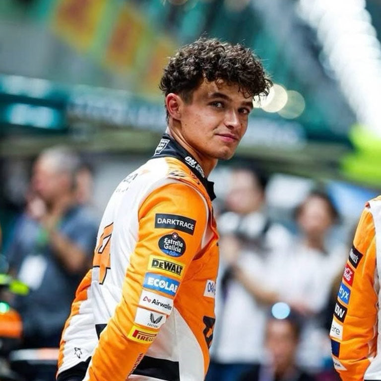 Premium Lando Norris F1 suit inspired by the 2024 Singapore Grand Prix.