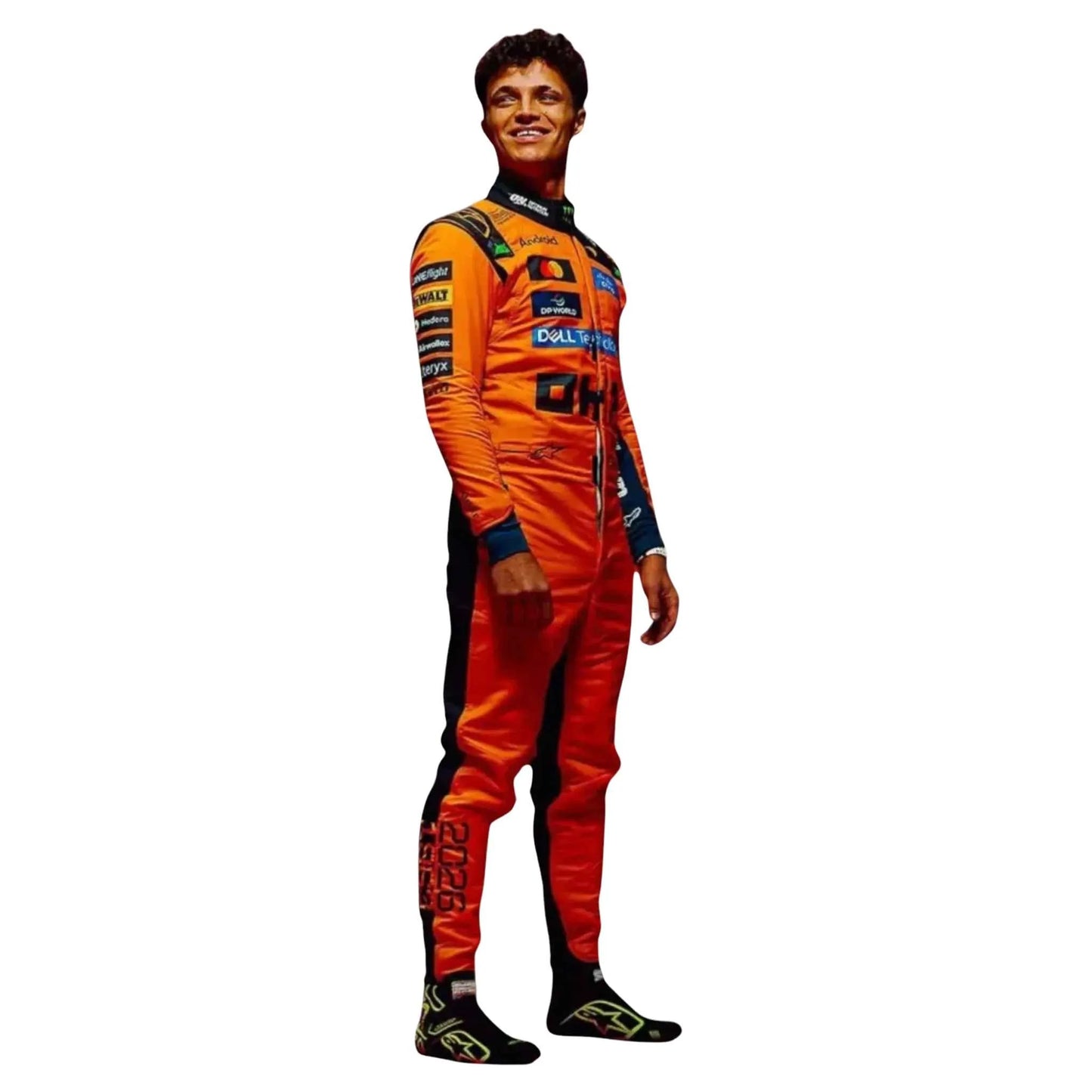 Premium McLaren racing suit inspired by Lando Norris and the 2026 Formula 1 season.